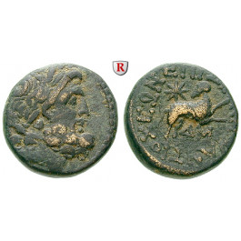 Römische Provinzialprägungen, Seleukis und Pieria, Antiocheia am Orontes, Autonome Prägungen, Bronze Jahr 44 = 13-14, ss+
