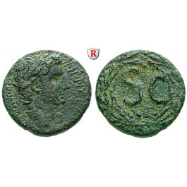 Römische Provinzialprägungen, Seleukis und Pieria, Antiocheia am Orontes, Claudius I., Bronze Jahr 90 = 41-42, ss