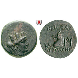 Römische Provinzialprägungen, Kilikien, Aigeai, Autonome Prägungen, Bronze, ss+/ss
