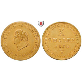 Braunschweig, Königreich Hannover, Georg IV., 10 Taler 1830, f.vz/ss-vz
