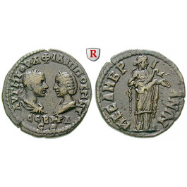 Römische Provinzialprägungen, Thrakien, Mesembria, Philippus I., Bronze, ss