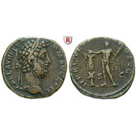 Römische Kaiserzeit, Commodus, Sesterz 192, ss