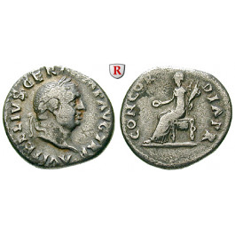 Römische Kaiserzeit, Vitellius, Denar April-Dez. 69, ss