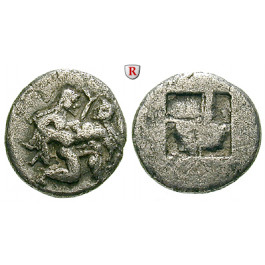 Thrakische Inseln, Thasos, Drachme 500-480 v.Chr., ss