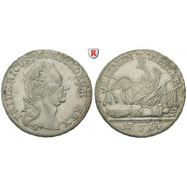 Brandenburg-Preussen, Königreich Preussen, Friedrich II., 1/2 Reichstaler 1764, ss