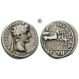 Römische Kaiserzeit, Tiberius, Denar 15-17, ss