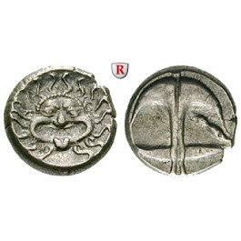Thrakien-Donaugebiet, Apollonia Pontika, Drachme 5.-4.Jh. v.Chr., f.vz