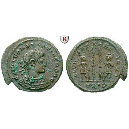 Römische Kaiserzeit, Constantius II., Caesar, Follis 332-333, f.vz/ss-vz