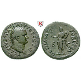Römische Kaiserzeit, Titus, Caesar, Dupondius, ss-vz