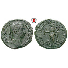 Römische Kaiserzeit, Severus Alexander, As, ss+