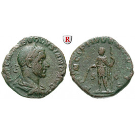 Römische Kaiserzeit, Volusianus, Sesterz 251-253, ss+