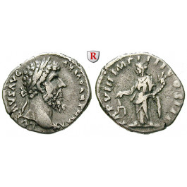 Römische Kaiserzeit, Lucius Verus, Denar 167, ss