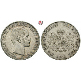 Reuss, Reuss-Schleiz, Heinrich LXVII., Vereinstaler 1862, ss