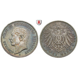 Deutsches Kaiserreich, Schwarzburg-Rudolstadt, Günther Viktor, 2 Mark 1898, A, ss+, J. 167