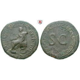 Römische Kaiserzeit, Tiberius, Sesterz 22-23, ss