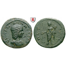 Römische Provinzialprägungen, Thrakien, Sestos, Iulia Domna, Frau des Septimius Severus, Bronze, ss+