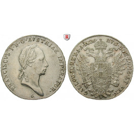 Österreich, Kaiserreich, Franz II. (I.), Taler 1826, ss+