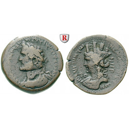 Römische Provinzialprägungen, Seleukis und Pieria, Laodikeia ad mare, Antoninus Pius, Bronze Jahr 188 = 140/1 n.Chr., f.ss/ss