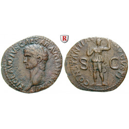 Römische Kaiserzeit, Claudius I., As 42, ss+