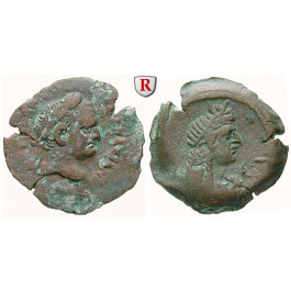 Römische Provinzialprägungen, Ägypten, Alexandria, Vespasianus, Bronze Jahr 5 = 72/73, ss