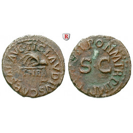 Römische Kaiserzeit, Claudius I., Quadrans, ss