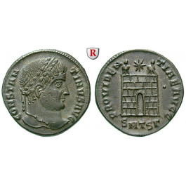 Römische Kaiserzeit, Constantinus I., Follis 326-328, vz+