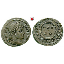 Römische Kaiserzeit, Constantinus I., Follis 320-321, vz+