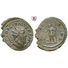 Römische Kaiserzeit, Postumus, Antoninian 260-261, vz+