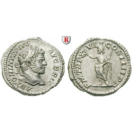 Römische Kaiserzeit, Caracalla, Denar 213, vz/ss-vz