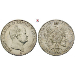 Brandenburg-Preussen, Königreich Preussen, Friedrich Wilhelm IV., Vereinsdoppeltaler 1859, vz-st