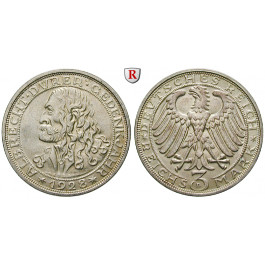 Weimarer Republik, 3 Reichsmark 1928, Dürer, D, f.st, J. 332