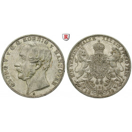 Braunschweig, Königreich Hannover, Georg V., Vereinstaler 1859, f.vz