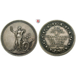 Gelegenheitsmedaillen, Silbermedaille o. J. (um 1800), ss
