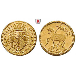 Nürnberg, Stadt, 1/4 Dukat o.J. (1700), f.st