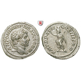 Römische Kaiserzeit, Caracalla, Denar 215, vz