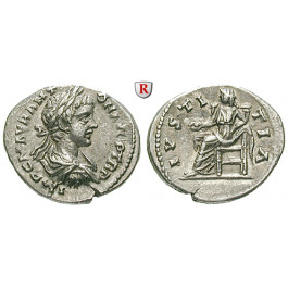 Römische Kaiserzeit, Caracalla, Denar 198, ss-vz