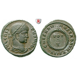Römische Kaiserzeit, Crispus, Caesar, Follis 320-321, vz