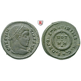 Römische Kaiserzeit, Constantinus I., Follis 321-322, vz