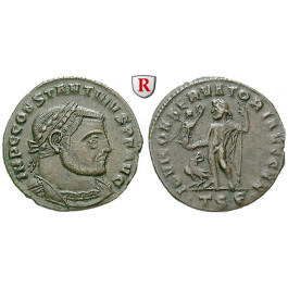Römische Kaiserzeit, Constantinus I., Follis 312-313, vz/ss