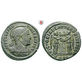 Römische Kaiserzeit, Constantinus I., Follis 319, vz