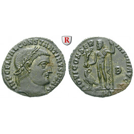 Römische Kaiserzeit, Constantinus I., Follis 313-314, vz+