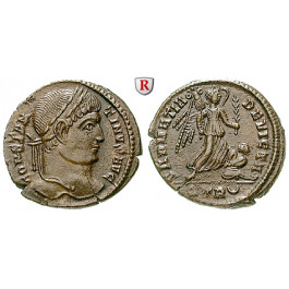 Römische Kaiserzeit, Constantinus I., Follis 323-324, vz/vz+