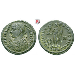 Römische Kaiserzeit, Constantinus I., Follis 317-320, ss-vz
