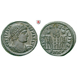 Römische Kaiserzeit, Constantinus I., Follis 331-334, vz/ss-vz