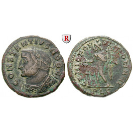 Römische Kaiserzeit, Constantius I., Caesar, Follis 303-305, ss