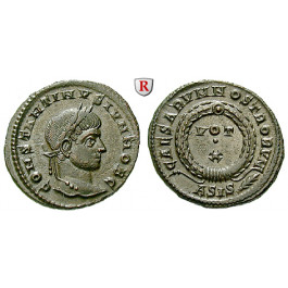 Römische Kaiserzeit, Constantinus II., Caesar, Follis 321-324, vz-st