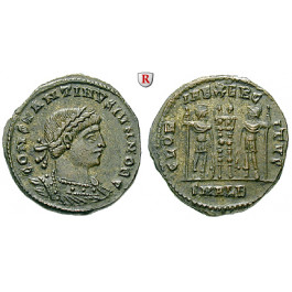 Römische Kaiserzeit, Constantinus II., Caesar, Follis 333-335, vz
