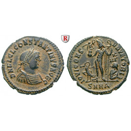 Römische Kaiserzeit, Constantinus II., Caesar, Follis 321-324, f.vz