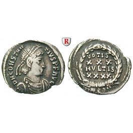 Römische Kaiserzeit, Constantius II., Siliqua 360-361, ss