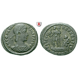 Römische Kaiserzeit, Constantius II., Follis 348-350, ss-vz